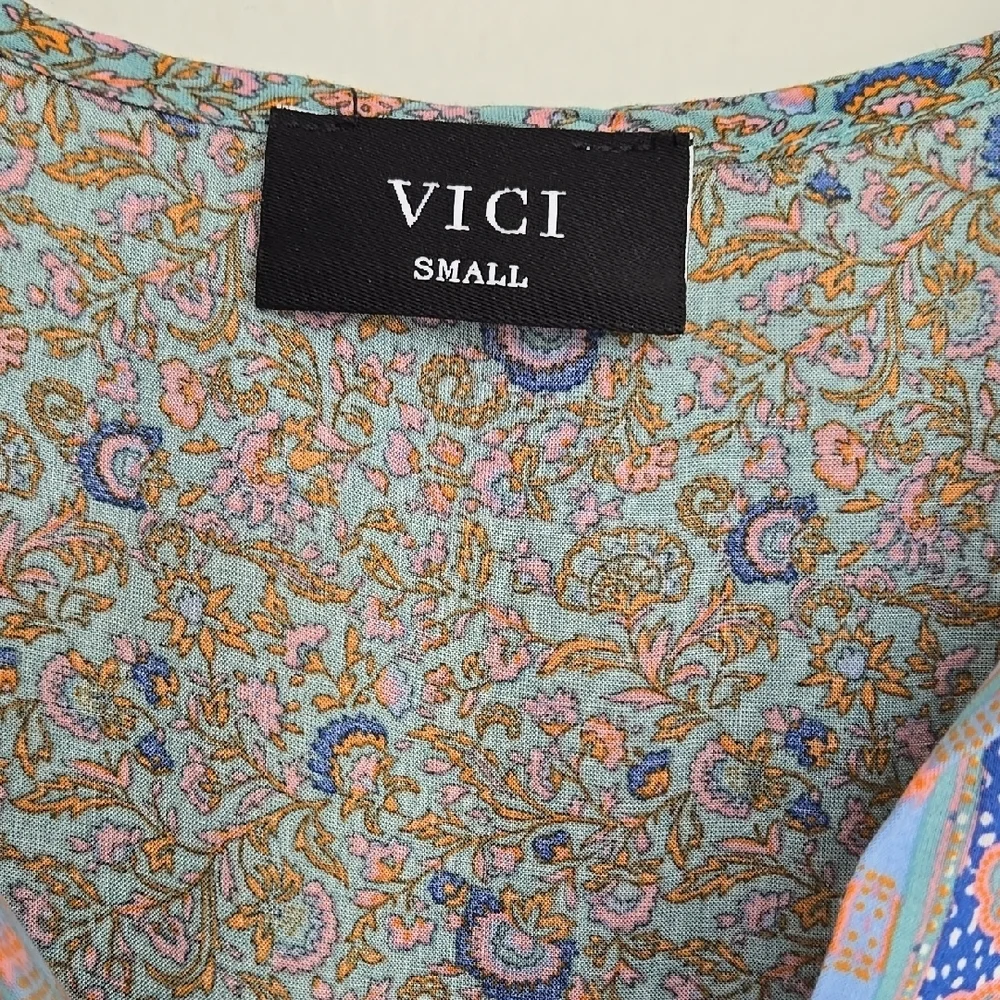 VICI Women's Mini Floral Baby Doll Dress Size Small